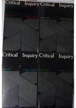 Critical inquiry nr od 1 do 4