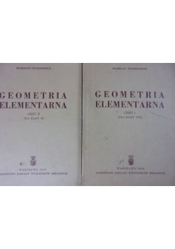 Geometria elementarna, Część I-II
