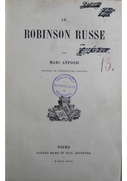 Le Robinson Russe 1897 r.