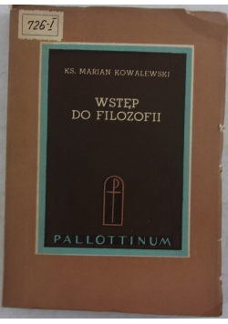 Wstęp do filozofii