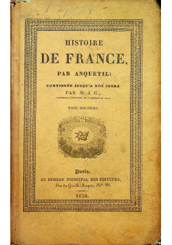 Histoire de France tome XII 1830r