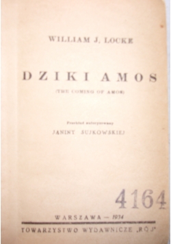 Dziki Amos,1934r.