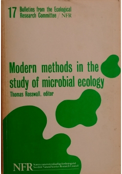 Modern methods in the study of microbial ecology