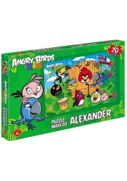 Angry Birds Rio. Puzzle 20 maxi Ptasi koncert ALEX
