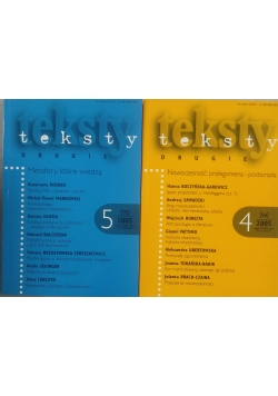 Teksty drugie, Kultur@ literacka, 4(94)/2005, 5(95)/2005