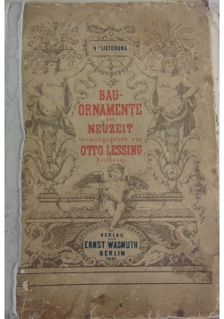 Bauornamente der Neuzeit herausgeggeben , 1881 r.