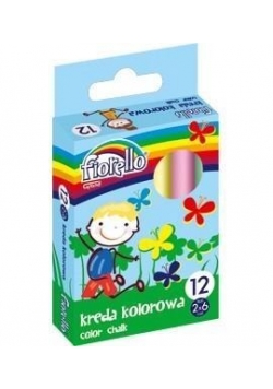 Kreda kolorowa 12 kolorów FIORELLO nowe