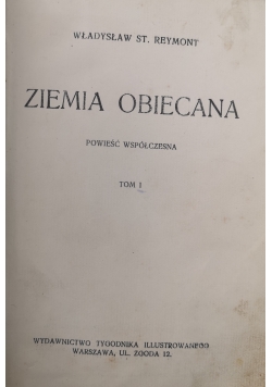 Ziemia Obiecana Tom I 1927 r.