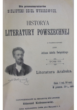 Historya Literatury Powszechnej,Tom III