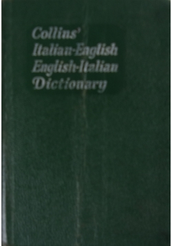 Collins Italian-English English-Italian Dictionary