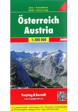 Mapa samochodowa - Austria 1:300 000