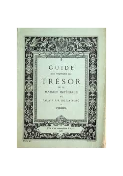Guide des visiteurs du trésor de la, 1908r