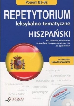 Hiszpański  Repetytorium leksykalno tematyczne CD