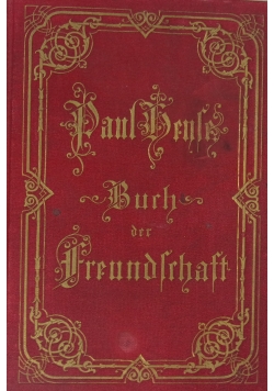 Buch der Freundschaft, 1895r.