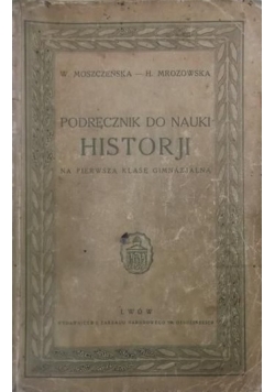 Podręcznik do nauki historji, 1935 r.