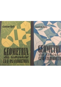 Geometria dla samouków część I-II, 2 książki