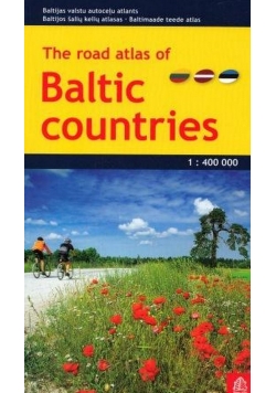 Kraje Bałtyckie atlas samochodowy 1:400 000