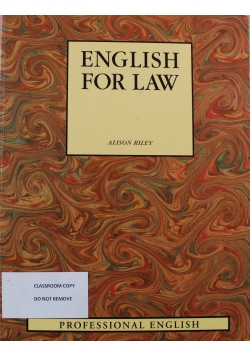English for law
