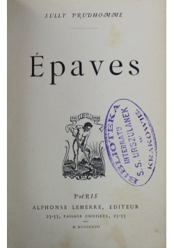 Epaves 1908 r.