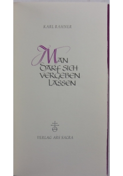 Man Sarf Sich Vergeben Lassen
