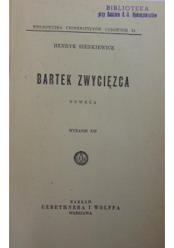 Bartek zwycięzca, 1948 r.