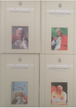 Jan Paweł II encyklika, zestaw 4 książek