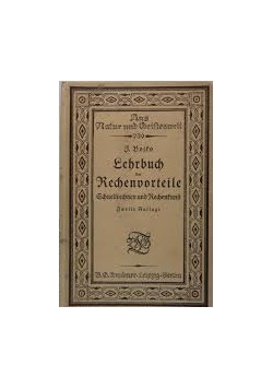 Lehrbuch der Rechenvorteile, 1920 r.