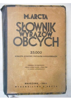 Słownik wyrazów obcych, 1947 r.