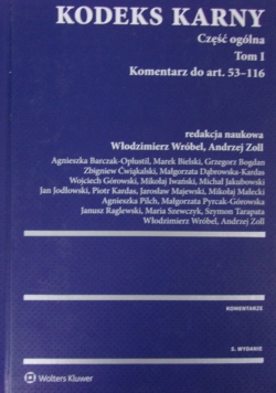 Kodeks Karny, część ogólna. Tom I