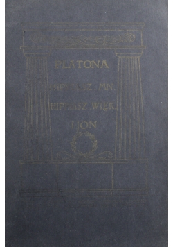 Platona Hippjasz mniejszy   1921 r