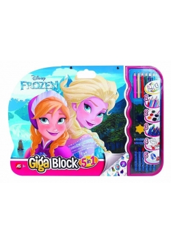 Giga Block - Zestaw dla artysty 5w1 - Frozen