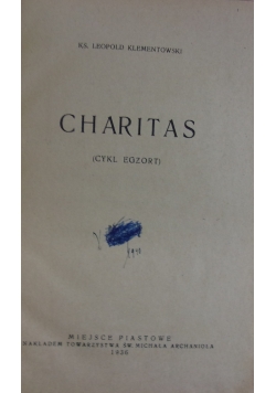 Charitas, 1936r,