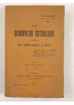 Le Renouveau Catholique, 1920 r.