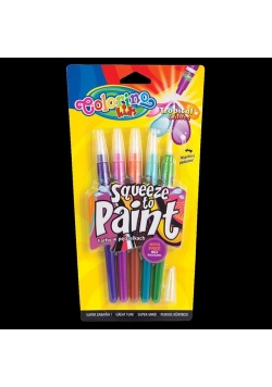Farby w pędzelkach Colorino 5 kolorów