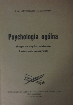 Psychologia ogólna, 1946r.