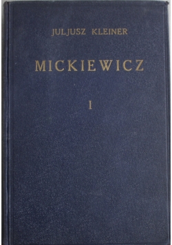 Mickiewicz tom I 1934 r.