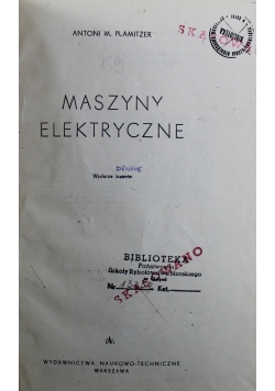 Maszyny elektryczne Tom II