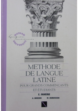 Methode de Langue Latine