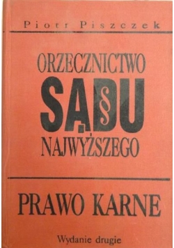 Orzecznictwo sądu najwyższego
