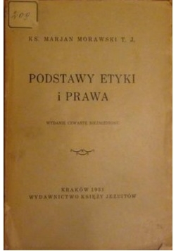 Podstawy etyki i prawa 1931 r.