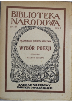 Karpiński Wybór poezyj 1926 r.