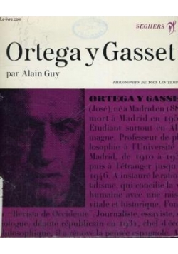 Ortega y gasset