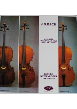 Suiten fur Violoncello Solo 3 płyty winylowe UNIKAT