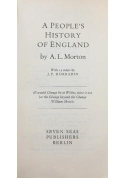 A people's history of England