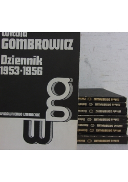Gombrowicz, zestaw 6 książek
