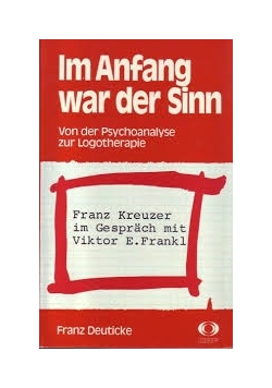 Im Anfang war der Sinn