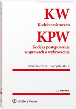 Kodeks wykroczeń. Kodeks postępowania...