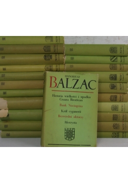 Honoriusz Balzac. Zestaw 22 książek.