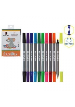 Mazaki dwustronne Set 10szt.