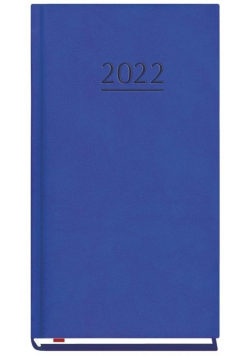 Terminarz 2022 Kieszonkowy Niebieski T-231V-N